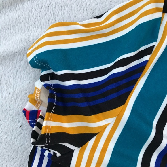 Minette Rainbow Striped Blouse - Picture 5 of 6